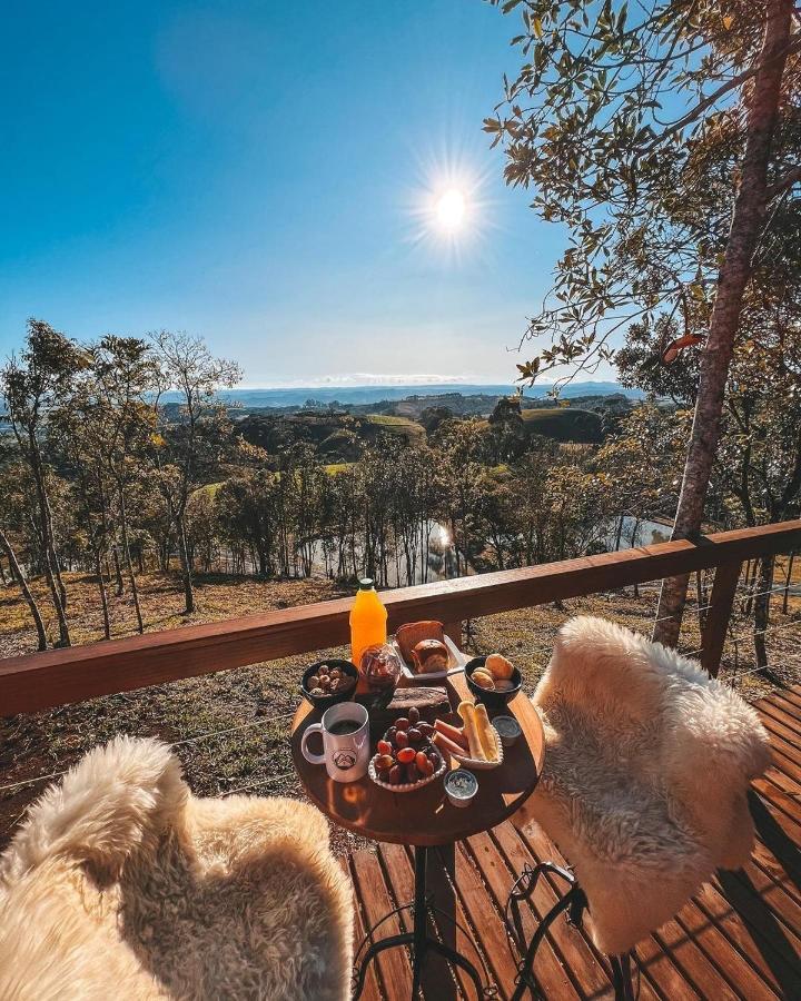 Cabana Romantica Na Serra Com Hidro, Lareira, Lagos E Trilhas Villa Bom Retiro  Exteriör bild